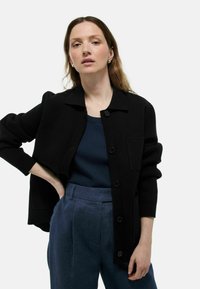 Monoprix KNITTED CARDIGAN - Gilet - noir
