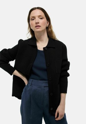 Monoprix KNITTED CARDIGAN - Gilet - noir