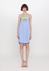 MOSCHINO JEANS SEASON SPECIALS - Koktejlové šaty / šaty na párty - light blue