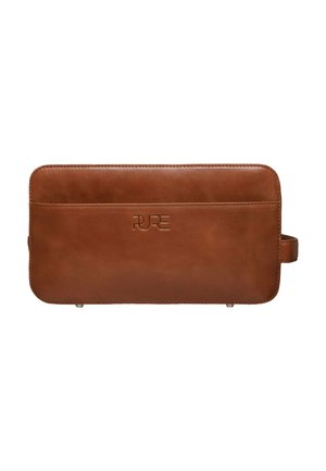 Wash bag - cognac