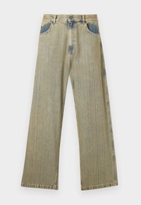 UNISEX - Relaxed fit jeans - green