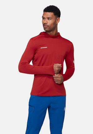 SELUN SUN - Kapuzenpullover - dark mammut red