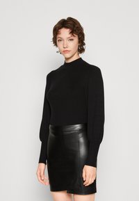 Vero Moda - VMHOLLYKARISPUFF HIGHNK GA BOO - Jumper - black Thumbnail Image 1