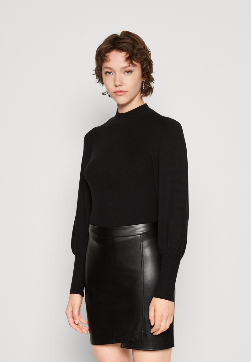 Vero Moda - VMHOLLYKARISPUFF HIGHNK GA BOO - Jumper - black, Enlarge