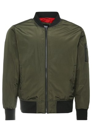 Urban Classics, 2-TONE JACKET - Bomber-jakk - darkolive/black