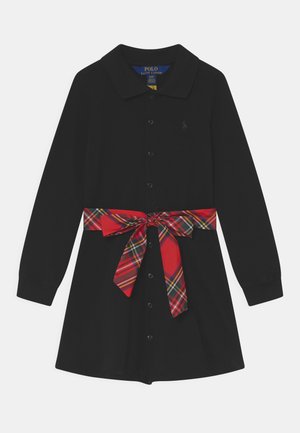 DAY DRESS - Day dress - polo black
