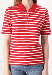 Tommy Hilfiger Poloshirts - primary red/ecru