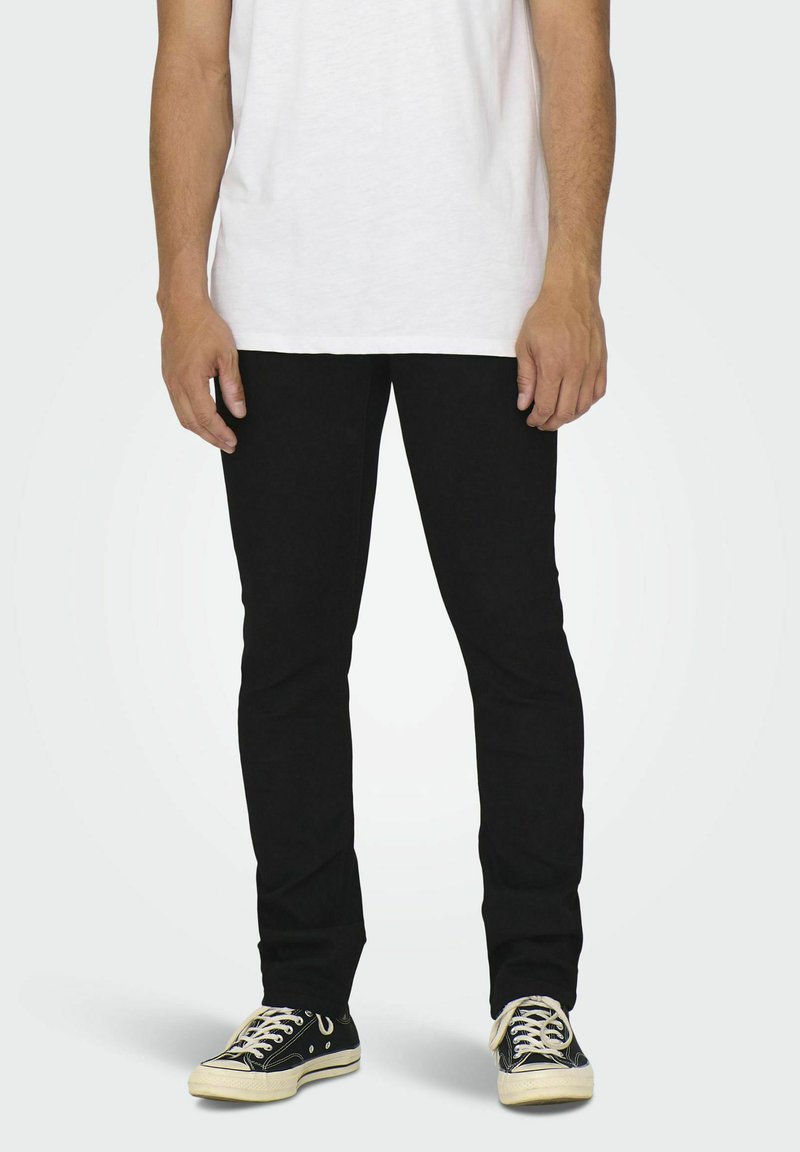 Only & Sons ONSLOOM BOX  - Jeans slim fit - black denim