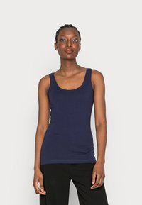 Anna Field BASIC TANK 3 PACK - Top - dark blue/light pink/white