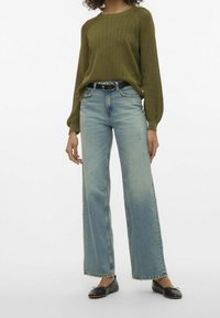 Vero Moda Strickpullover - olive