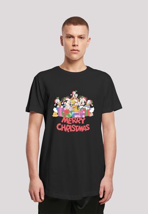 DISNEY MICKY MAUS WEIHNACHTEN  - Print T-shirt - black
