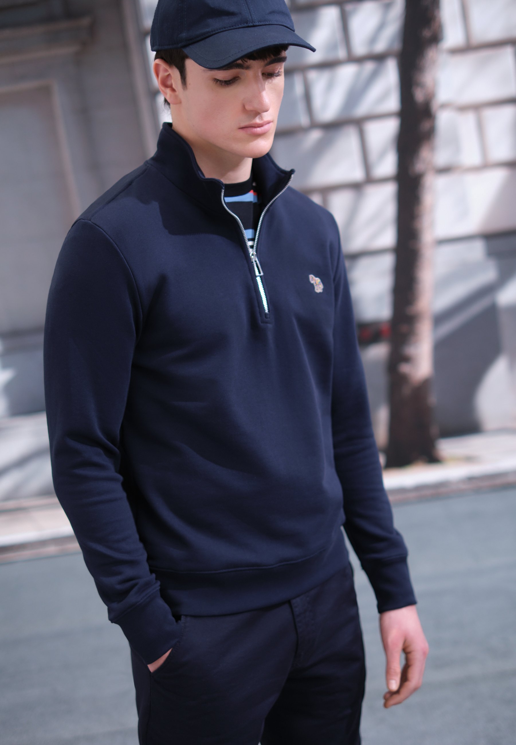paul smith quarter zip sweater