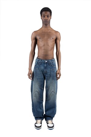COWBOY - Loose Jeans - blue washed