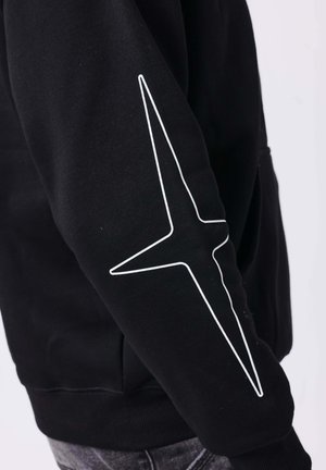 Project X Paris, SWEAT À CAPUCHE IMPRIMÉ AU DOS - Sweat à capuche - noir   blanc