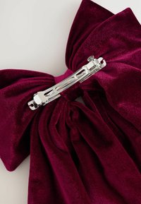 BOW - Accessoires cheveux - burgundy red velvet