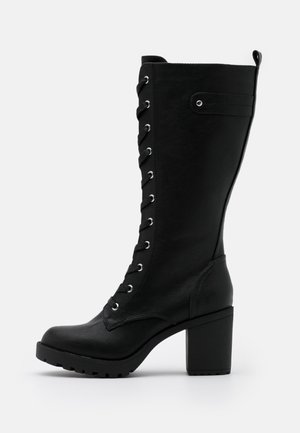 Plateaustiefel - black