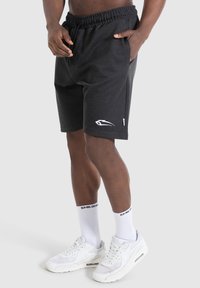 Smilodox NALE TRAINING SHORTS - Korte broeken - schwarz melange