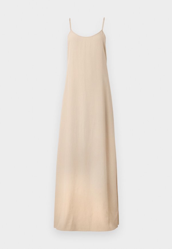 DRAPED STRAP DRESS - Occasion wear - caramel be2