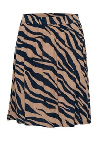 Kaffe KAMARITA - A-lõikeline seelik - midnight amphora animal print