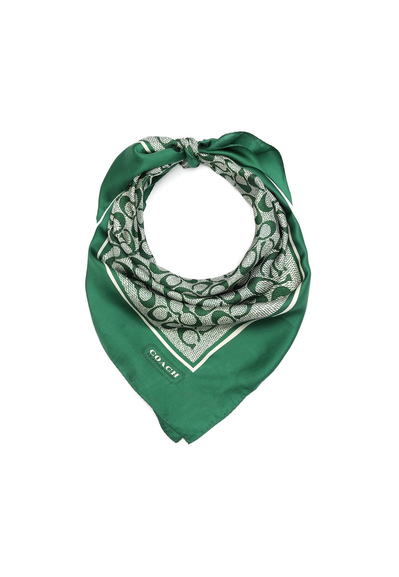 COACH VINTAGE SIGNATURE PRINTED SQUARE - Tørklæde / Halstørklæder - green