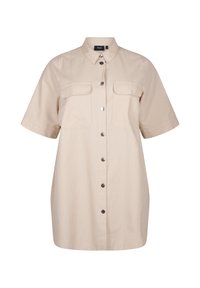 GESTREIFTE MIT KNÖPFEN UND BRUSTTASCHEN - Blusa - oxford t wh stripe