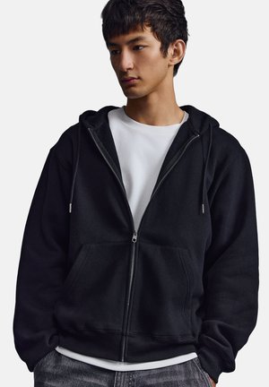House, KAPUZENJACKE MIT REISSVERSCHLUSS - Mikina so zipsom - black