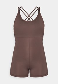 SHORT WORKOUT JUMPSUIT - Võimlemisriided - tabacco