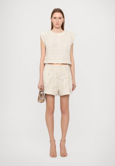 Iro XUNG - Blusa - ecru/silver