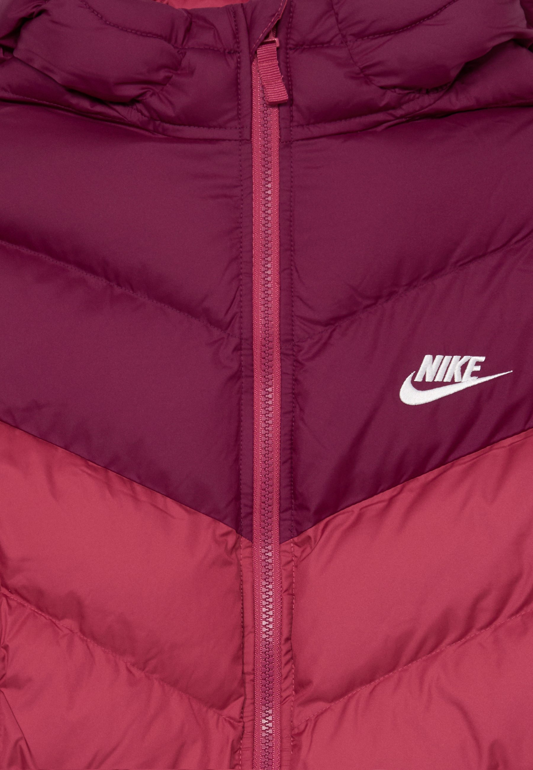 nike down fill jacket burgundy