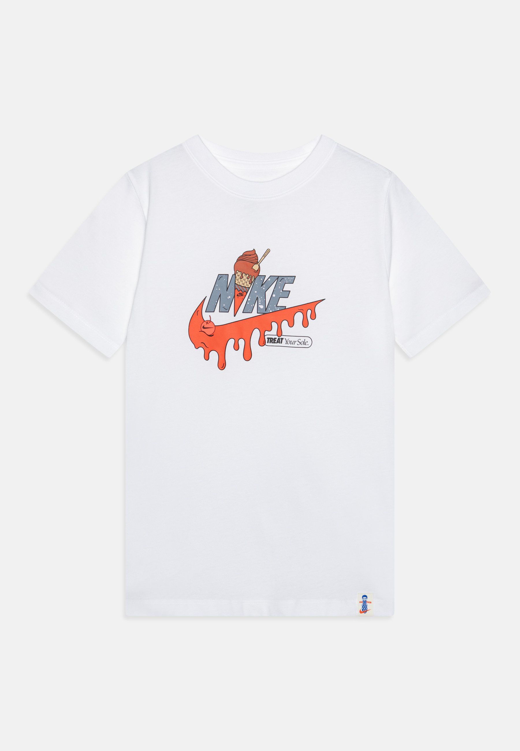Nike Sportswear TEE SOLE FOOD UNISEX - Print T-shirt - white