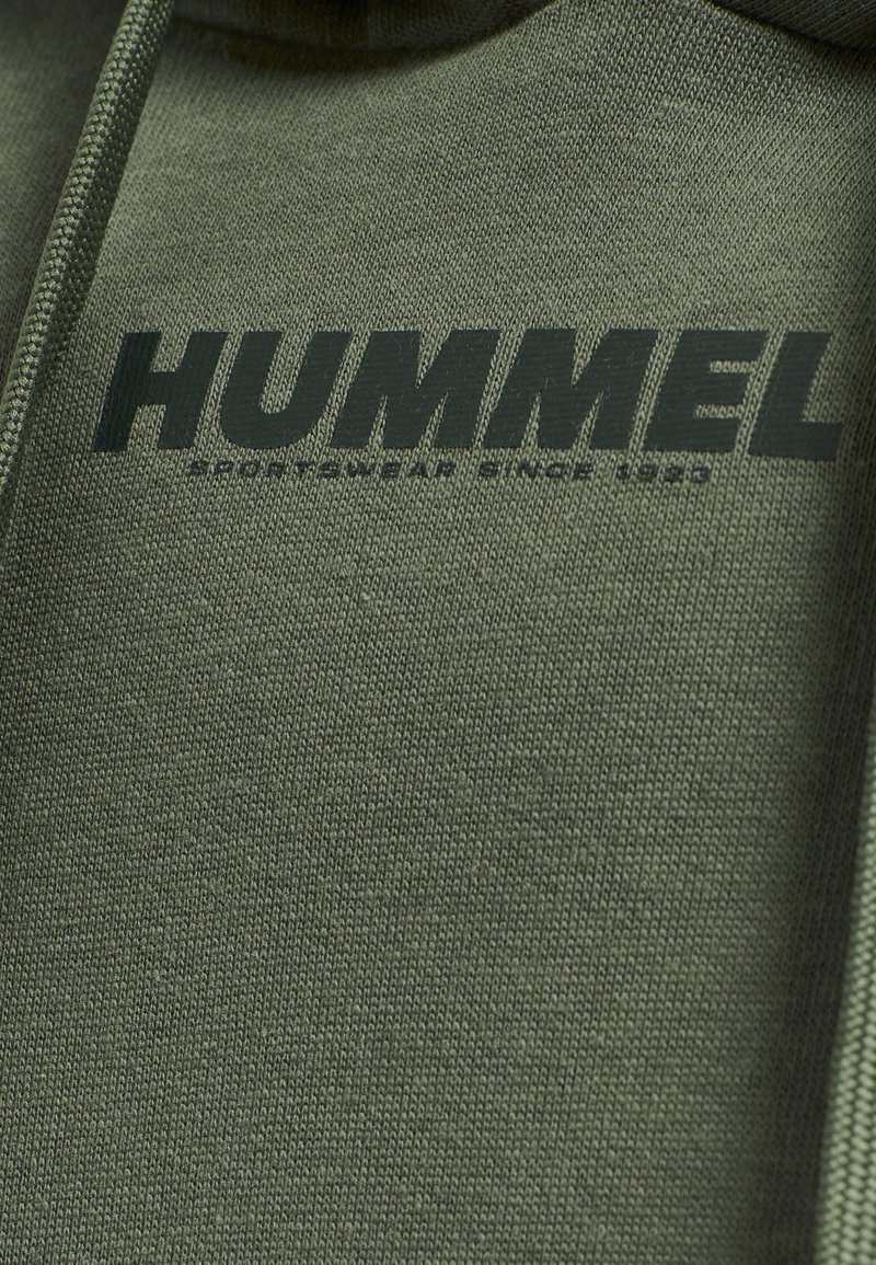Hummel Felpa Con Cappuccio Legacy Logo - Cotone 100% Con Stampa Acquerello - 5