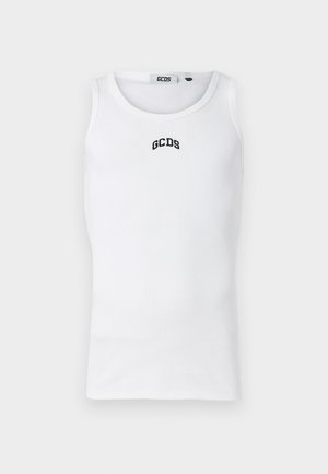 GCDS LOUNGE LOGO TANK - Top - bright white