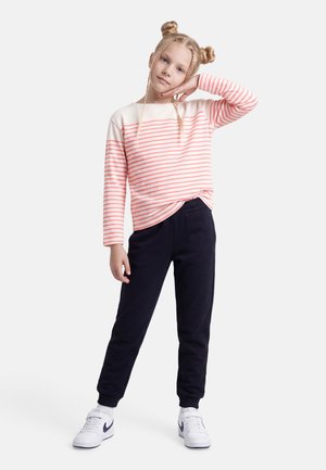 MARINIERE - Top s dlhým rukávom - marshmallow/flamand