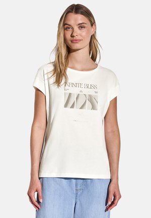 Print T-shirt - weiß