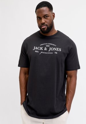 Jack & Jones, Plus Size - Majica kratkih rukava s printom - black