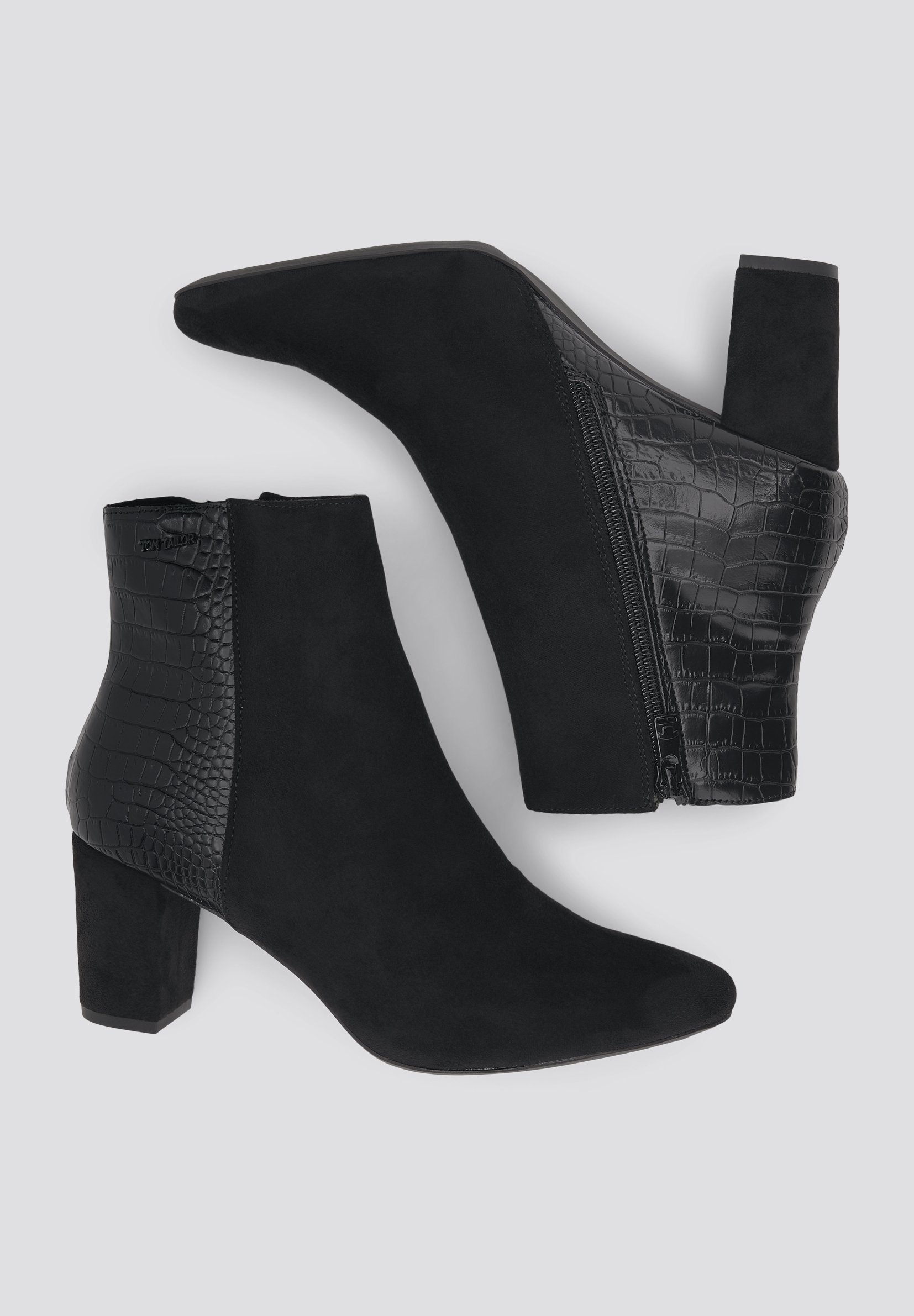 TOM TAILOR Korte laarzen - black/zwart - Zalando.nl