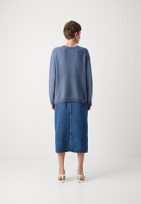 Marc O'Polo LONGSLEEVE ROUNDNECK - Pullover - hazy blue