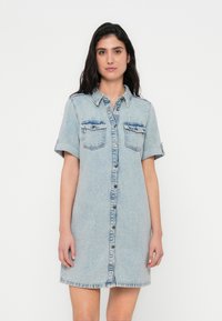 Vero Moda VMJENNIE - Τζιν φόρεμα - light blue denim
