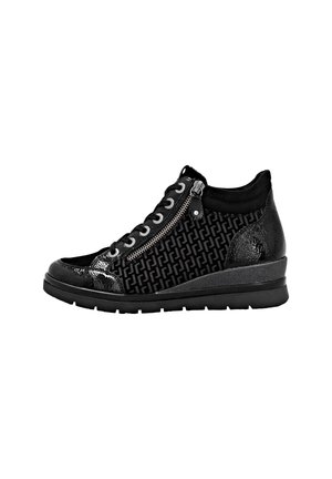 Bottines compensées - schwarz