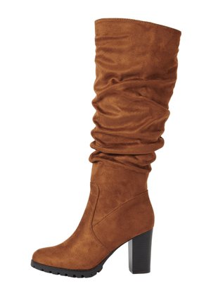 Čižmy na platforme - marron   brown