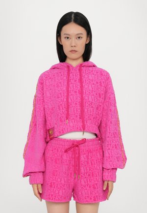 CROPPED HOODIE I HEART BAROQUE SUSTAINABLE - Mikina - fuxia