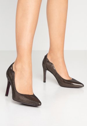 Zapatos altos - bronze