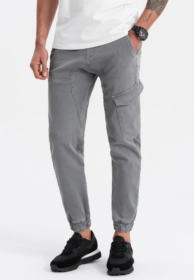 Ombre - WITH  POCKET - Jeans Tapered Fit - grey, Vergrößern