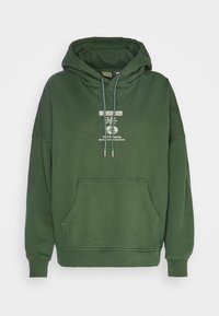 Quiksilver Mikina s kapucí - dark green