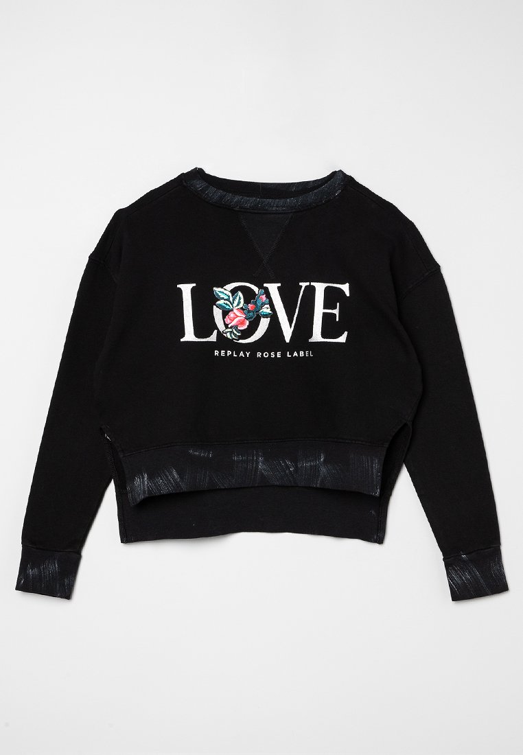 Replay Sweater zwart