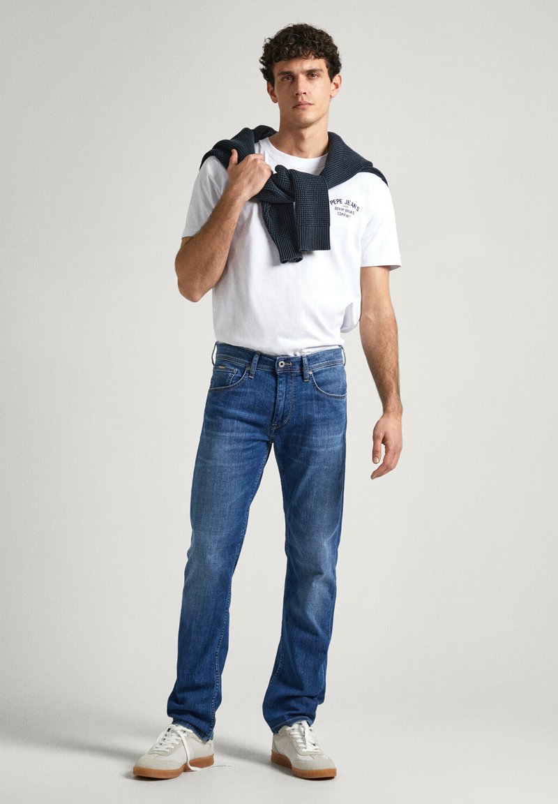 Pepe Jeans Straight leg jeans blauw denim/bluedenim Pepe Jeans Straight leg jeans blauw denim/bluedenim