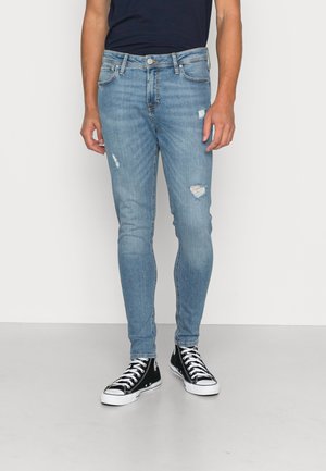 JJIPETE JJORIGINAL - Jeans Tapered Fit - blue denim