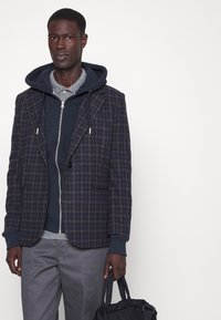 Superdry & Co VINTAGE LOGO ZIPHOOD - Felpa con zip - eclipse navy