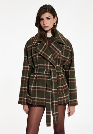 CHECKED  - Overgangsjakke - khaki