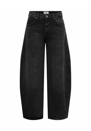 ONLY, BARREL FIT JEANS ONLTAYLOR HIGH WAIST BARREL FIT JEANS - Coupe large - washed black